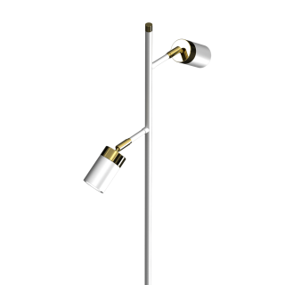 Lampa podłogowa JOKER WHITE/GOLD 1xGU10
