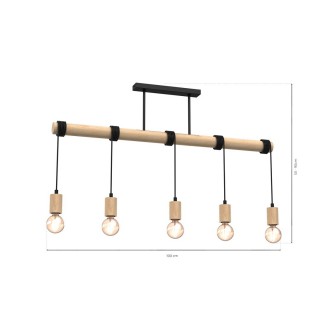 Lampa wisząca VIGA 5xE27