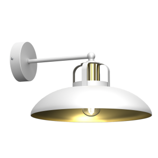 Kinkiet FELIX WHITE/GOLD 1xE27