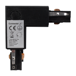 Łącznik Lampy Track Light Black 3 Circuit Typ: LU