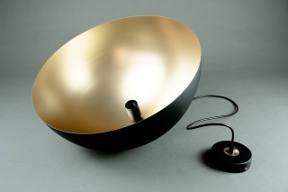 Lampa wisząca BETA BLACK/GOLD 1xE27 45cm