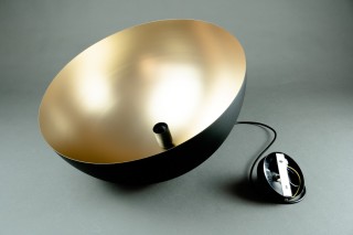 Lampa wisząca BETA BLACK/GOLD 1xE27 45cm