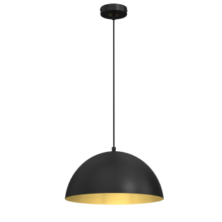 Lampa wisząca BETA BLACK/GOLD 1xE27 35cm