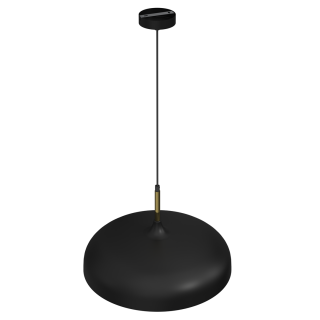 Lampa wisząca LINCOLN BLACK/GOLD 1xE27