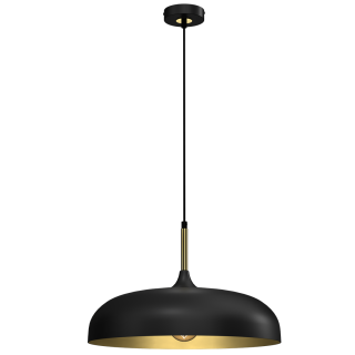 Lampa wisząca LINCOLN BLACK/GOLD 1xE27