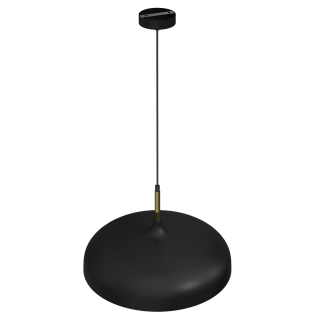 Lampa wisząca LINCOLN BLACK/GOLD 1xE27