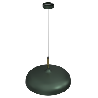 Lampa wisząca LINCOLN GREEN/GOLD 1xE27