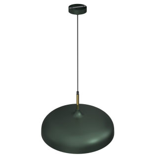 Lampa wisząca LINCOLN GREEN/GOLD 1xE27