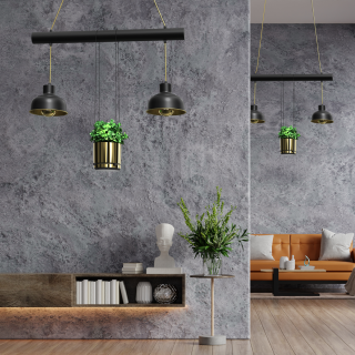 Lampa wisząca FLORA 2xE27