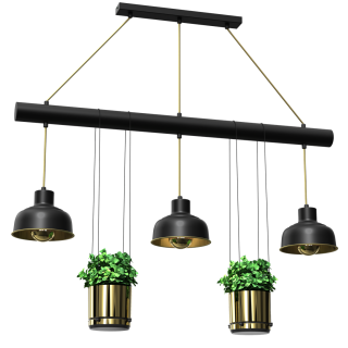 Lampa wisząca FLORA 3xE27