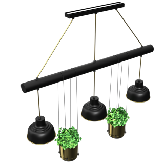 Lampa wisząca FLORA 3xE27