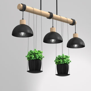 Lampa wisząca PIANTA 3xE27