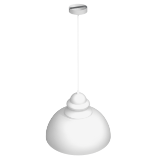 Lampa wisząca CORIN WHITE 1xE27