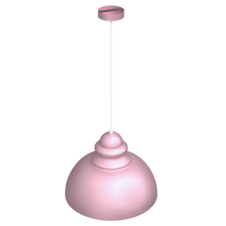 Lampa wisząca CORIN PINK 1xE27