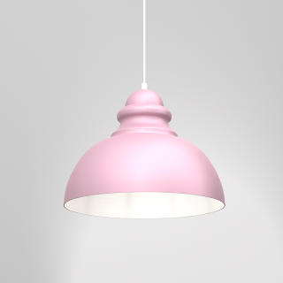 Lampa wisząca CORIN PINK 1xE27