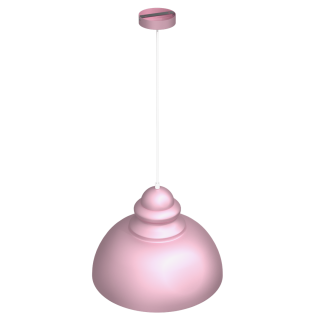 Lampa wisząca CORIN PINK 1xE27