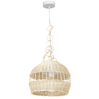 Lampa wisząca VIMINI WHITE 1xE27