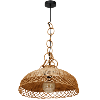 Lampa wisząca VIMINI NATURAL WOOD 1xE27