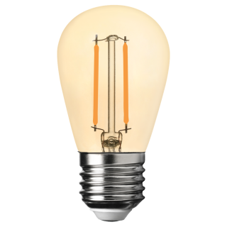 Żarówka filamentowa LED 1W ST45 E27 2700K Amber
