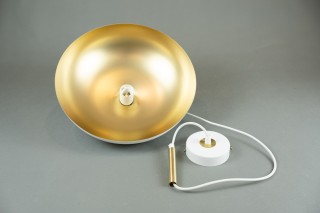 Lampa wisząca LINCOLN WHITE/GOLD 35cm