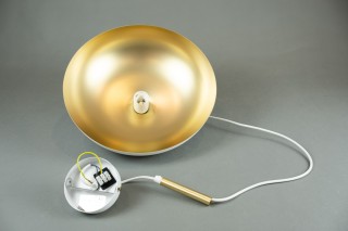 Lampa wisząca LINCOLN WHITE/GOLD 35cm