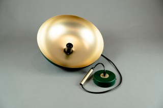 Lampa wisząca LINCOLN GREEN/GOLD 35cm