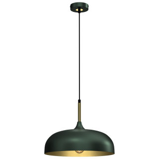 Lampa wisząca LINCOLN GREEN/GOLD 35cm