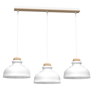 Lampa wisząca ASMUND WHITE 3xE27