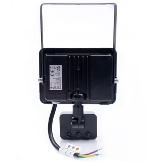 NAŚWIETLACZ LED 10W. BARWA: 6500K. PIR