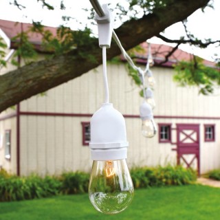 Girlanda 15 m biała  (bez żarówek)