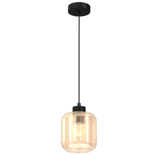 Lampa wisząca SOMBRA AMBER 1xE27
