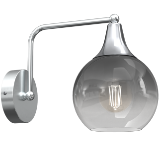 Kinkiet PALLA SILVER 1xE27