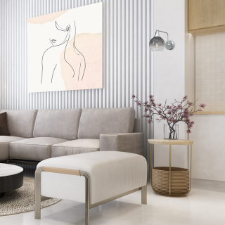 Kinkiet PALLA SILVER 1xE27