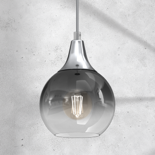 Lampa wisząca PALLA SILVER 1xE27