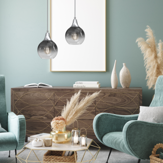 Lampa wisząca PALLA SILVER 1xE27