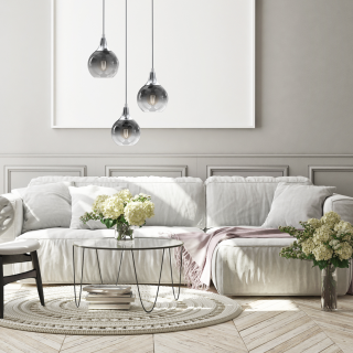 Lampa wisząca PALLA SILVER 3xE27