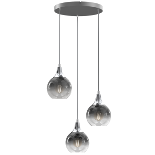Lampa wisząca PALLA SILVER 3xE27