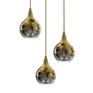 Lampa wisząca PALLA GOLD 3xE27