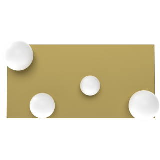 Lampa sufitowa BIBIONE GOLD 4xG9