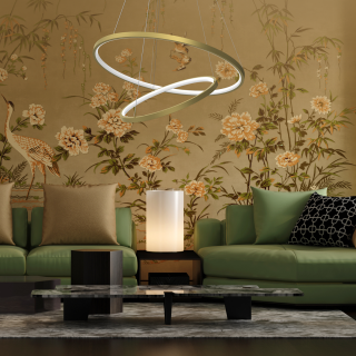 Lampa wisząca LUCERO GOLD 48W LED