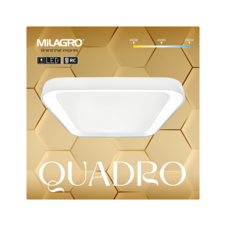 Plafon QUADRO WHITE 38W