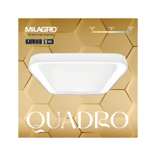 Plafon QUADRO WHITE 66W