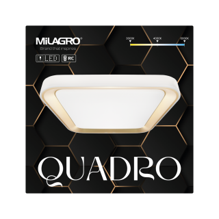 Plafon QUADRO GOLD 66W