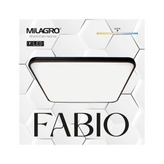 Plafon FABIO BLACK 35W