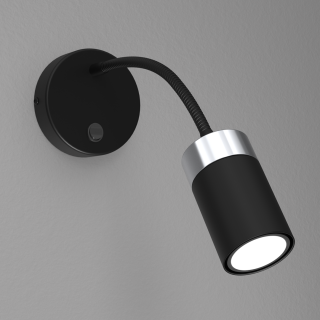 Kinkiet flex JOKER BLACK CHROME 1xGU10