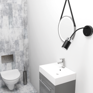 Kinkiet flex JOKER BLACK CHROME 1xGU10