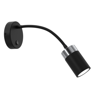 Kinkiet flex JOKER BLACK CHROME 1xGU10