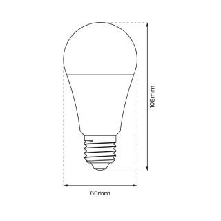 Żarówka LED 9W E27 A60 4000K Ściemnialna 100%/50%/25%
