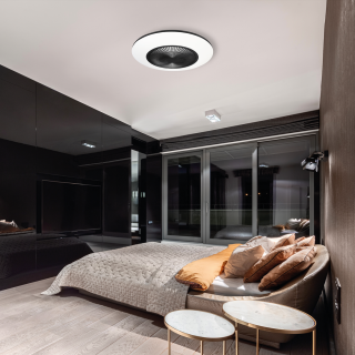 Plafoniera LED ARIA BLACK 38W z wentylatorem