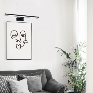 Kinkiet PINTO BLACK 12W LED 50 cm